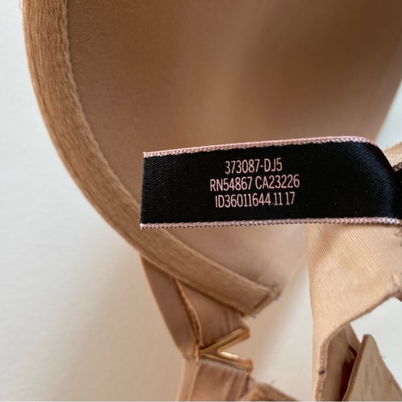 VS Sexy Illusion Padded Push Up Lightly Lined Bra 34C Nude Tan - Picture 9 of 11